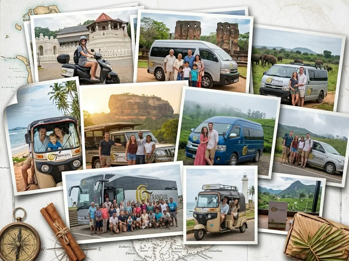 Tranquil Sri Lanka local guide and travellers